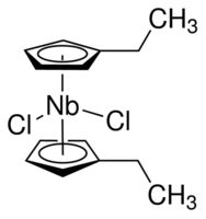 Bis(ethylcyclopentadienyl)niobium(IV) dichloride Chemical Structure